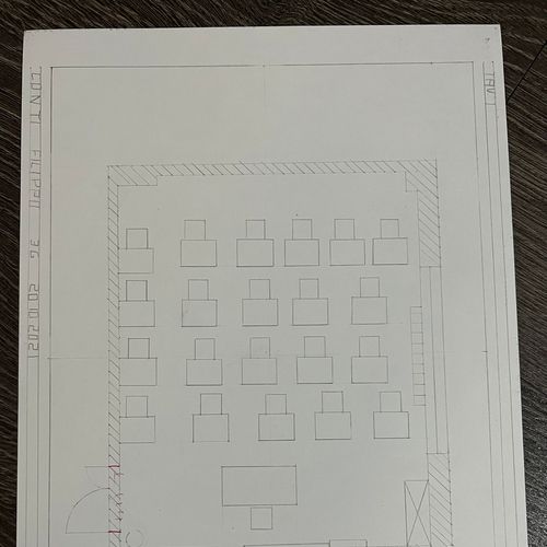 Vista dall&#039;alto della classe  e della cameretta